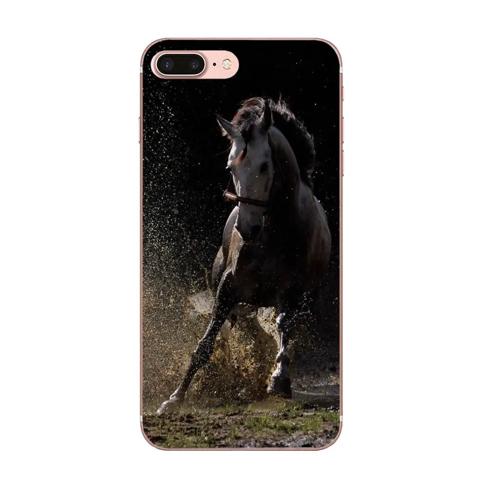 Мягкий принт для телефона Wild Horse Running Hd обои Apple iPhone 4 4S 5 5C 5S SE 6 6S 7 8 Plus X XS Max