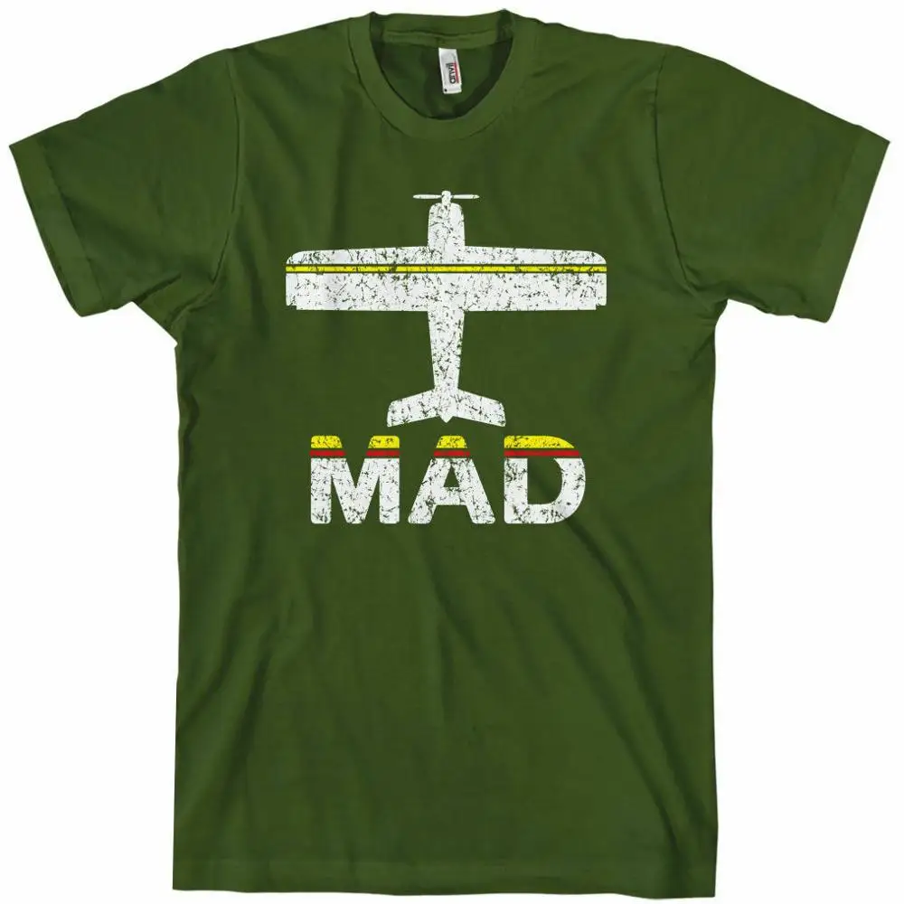 Fly Madrid T-Shirt Mad Barajas Airport Spain Espana Real 2019 New Short Sleeve Cotton Casual Men Fashion Custom Slim Fit | Мужская