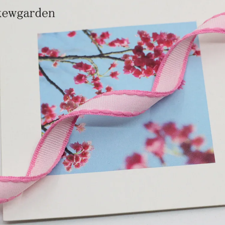 Kewgarden 3/8 &quot9 мм отметка в горошек фотоленты искусственная атласная лента с бантом