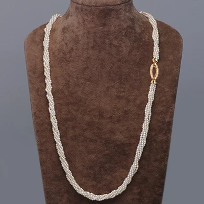 Вечная Свадебная Женская Подарочная цепочка для свитера из стерлингового