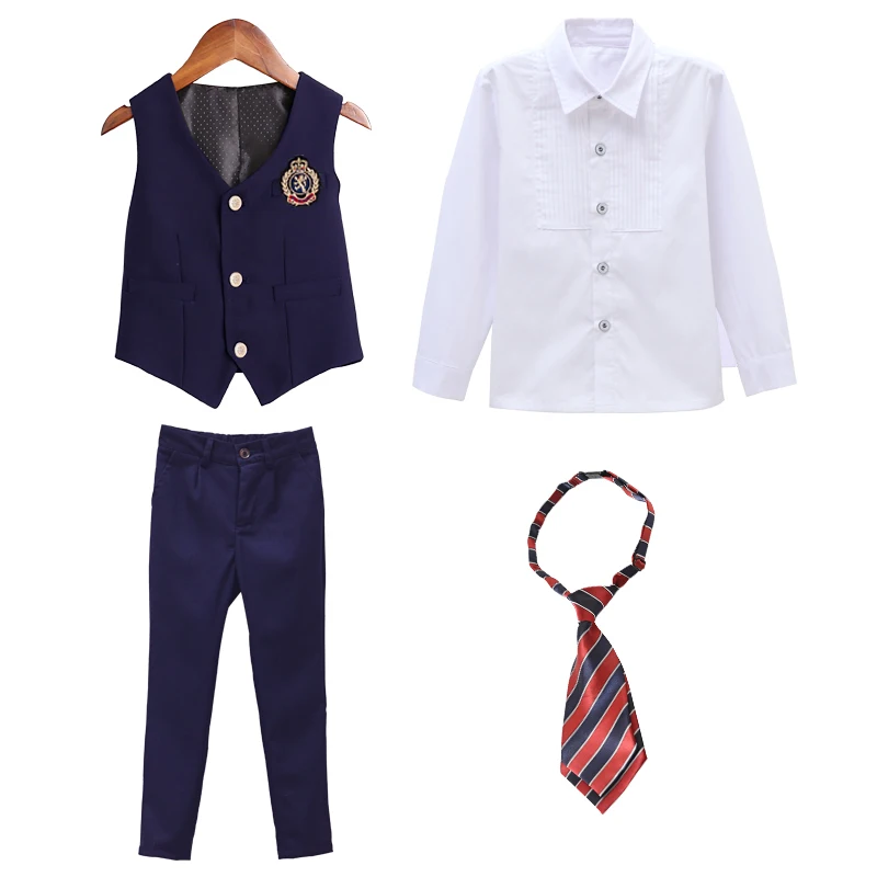 sets for boy Высококачественная японская Модная рубашка в морском стиле, школьная форма для девочек, школьная форма, жилет, рубашка, брюки, комплекты, школьная форма - Цвет: sets for boy