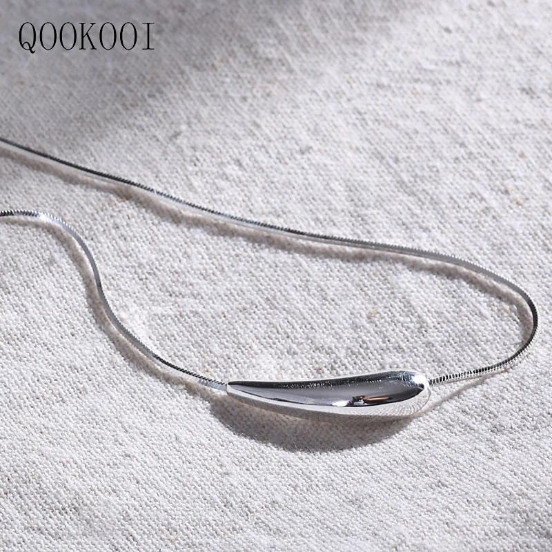 QOOKOO я Мода Посеребренная Цепочки и ожерелья s Подвески геометрический Для женщин
