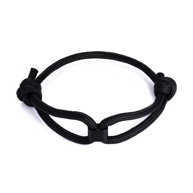 Hot Sale New Simple Adjustable Color Rope Bracelets Men Women Charm High Quality Survival woven Bracelet Male Wrap Pulseras | Украшения и