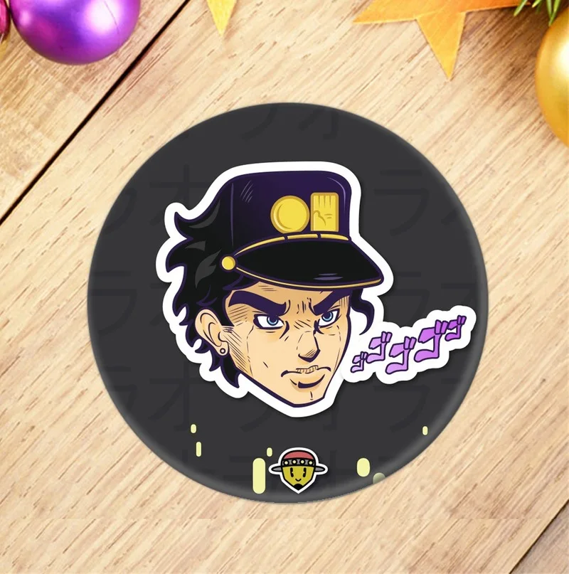 3 шт. случайный значок аниме Jo странные приключения Jotaro Kujo Косплэй брошь