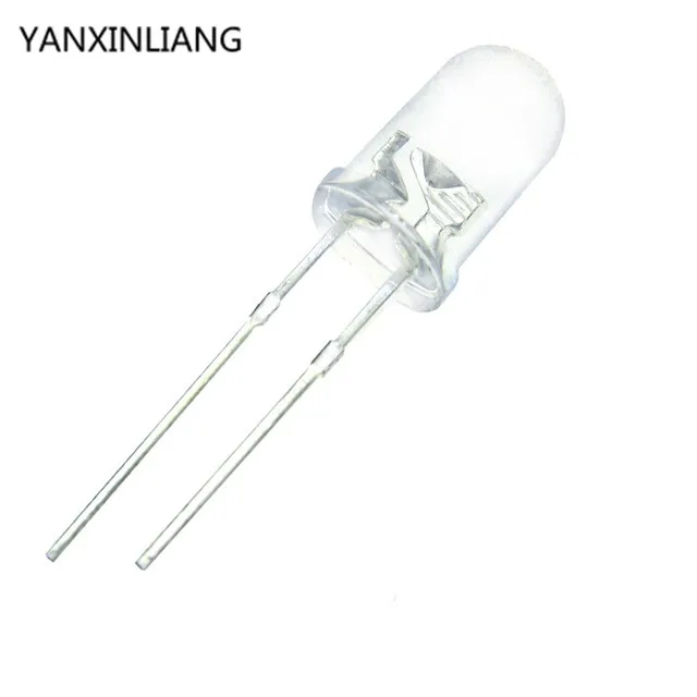 10 шт. LED 5 мм 940nm ИК инфракрасный излучающий круглый трубчатый диодный свет |