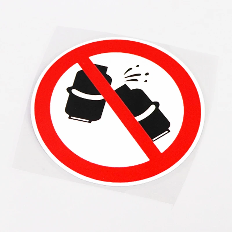 YJZT 11CM*11CM Prohibit Ram PVC Car-styling Car Sticker Decal Accessories 13-0690 | Автомобили и мотоциклы