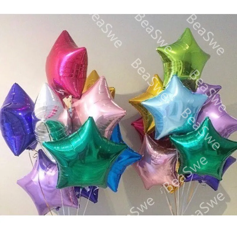 Детский душ из 2 предметов 18 дюймов розовое золото Звездные гелиевые