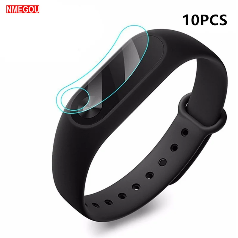 10 шт. защита для экрана Xiaomi Mi Band 2 Защитная пленка Xaiomi Xiomi Xaomi Miband я Band2 браслет