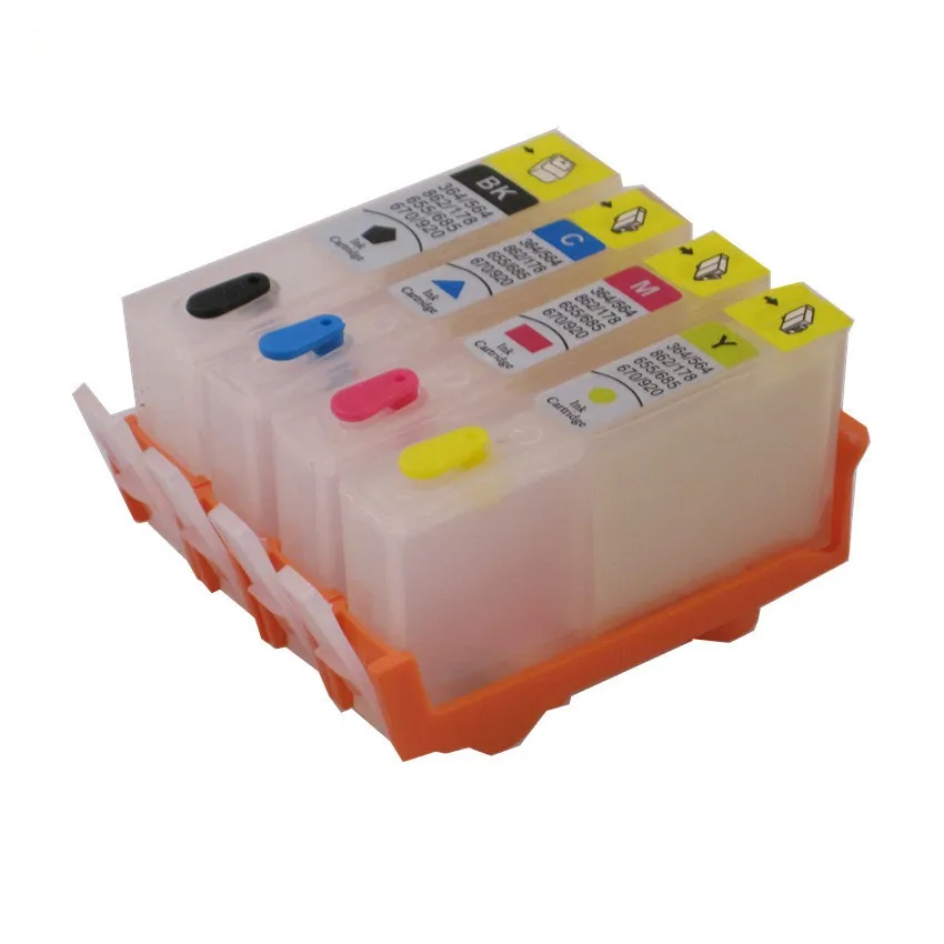 for hp 655 hp655 XL refillable ink cartridge Deskjet Ink Advantage 3525 4615 4625 5525 6520 6525 printer with chip | Компьютеры и офис