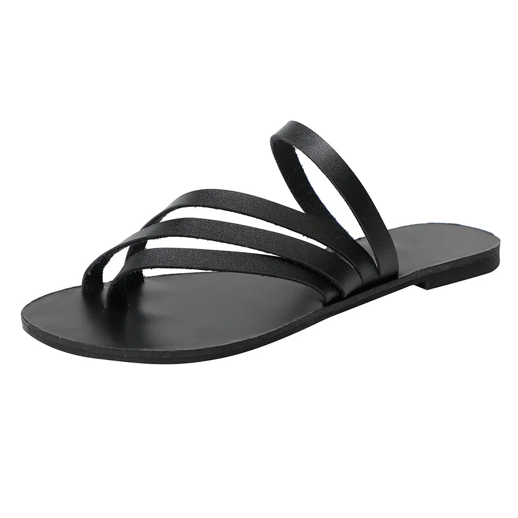 SAGACE/женские модные Вьетнамки с открытым носком Пляжные шлепанцы на плоской