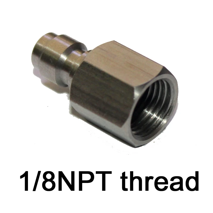 Пейнтбол PCP страйкбол Пневмопушка внутренняя резьба 1/" NPT M10* 1 фитинги BSP быстрая Разъемный адаптер Нержавеющая сталь заполните ниппель