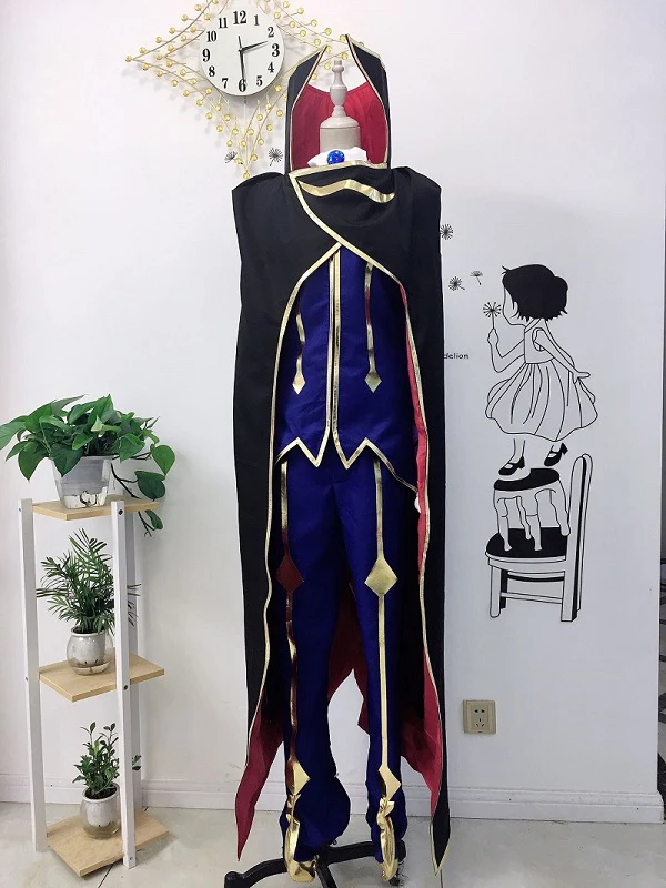 Кодовый Гиасс Косплей Аниме Lelouch of the Rebellion R2 костюм Zero наряды Косплей Костюм