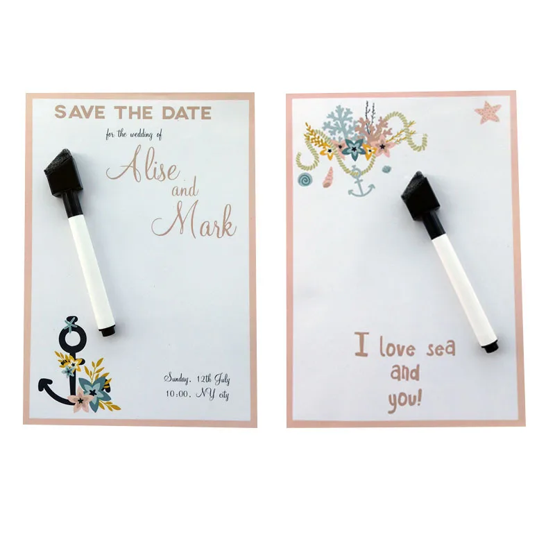 Серия Sea печатная сухая стираемая Гибкая Магнитная белая доска/доска для