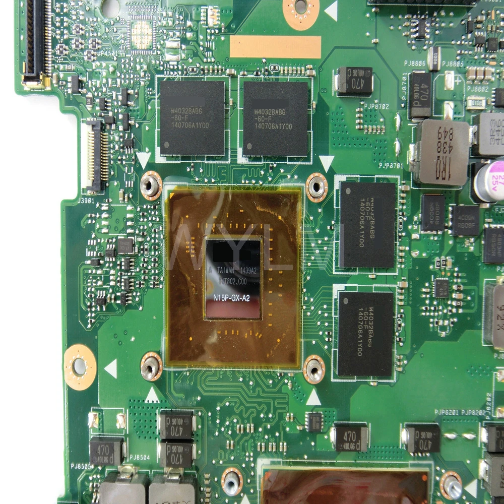 G771JM HM86 с i7 4710 CPU GTX860M 4 Гб N15P GX A2 материнская плата REV 2 0 для ASUS G771 ноутбука EDP 100%