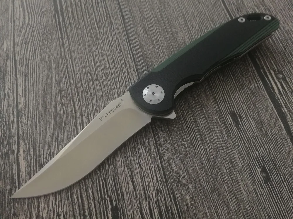 Складной нож JohnnyJamie Persici 1010A D2 стальное лезвие G10 Ручка Военный нож s Выживания Кемпинг Охота подставка для ножа s