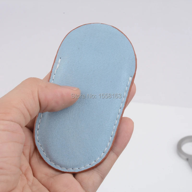 

Light Blue Lambskin Leather Cigar Cutter Pocket For Older Cigar Ambassador