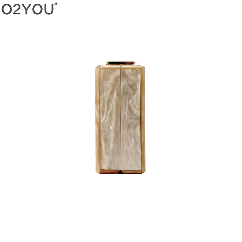 Женский акриловый клатч жемчуга телесного цвета сумка мессенджер на плечо из