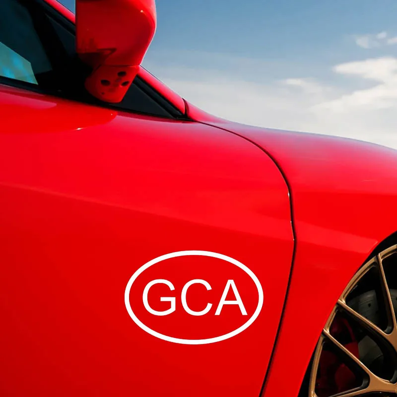 YJZT 13 1 см * 8 GCA GUATEMALA код страны овальная Автомобильная Наклейка Виниловая наклейка