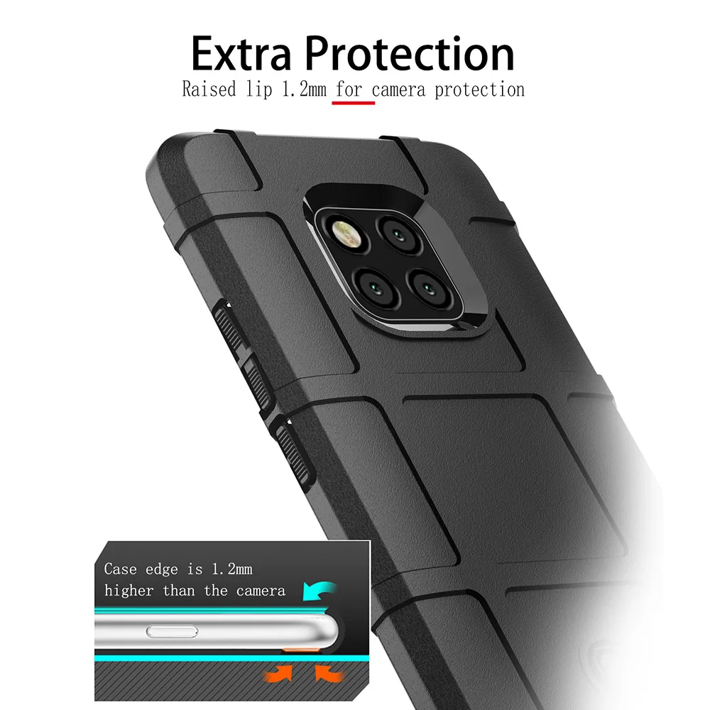 NYFundas for huawei mate 20 pro lite case Rugged Shield Full 360 Degree Protection Shockproof Hybrid Rubber cover 20pro 20lite |
