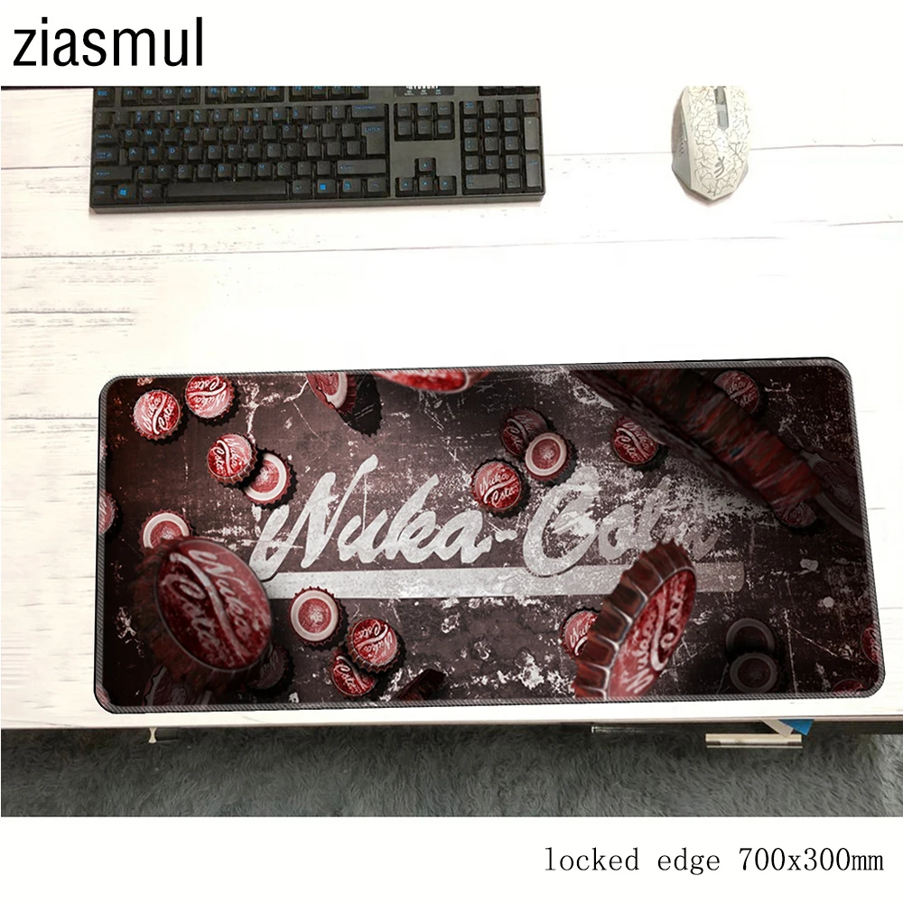 Коврик для мыши falloutd 700x300x3 мм коврики компьютерной с заблокированным краем