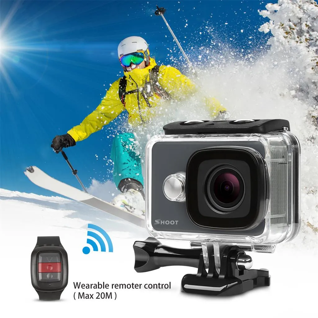 CARPRIE Экшн камера 4K HD DVR видеокамера GO Pro Спортивная Ultra Full 1080P Hd 4k Wifi