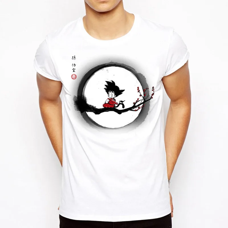 Dragon Ball Футболка мужская летняя Dragon Ball Z Супер Сон Гоку Slim Fit косплей 3D футболки Вегета футболка Homme - Цвет: 23