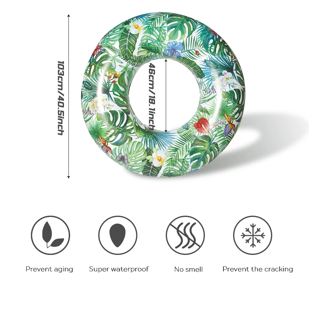 Новинка 2019 гигантское надувное кольцо для плавания гавайская пальма кокосовое