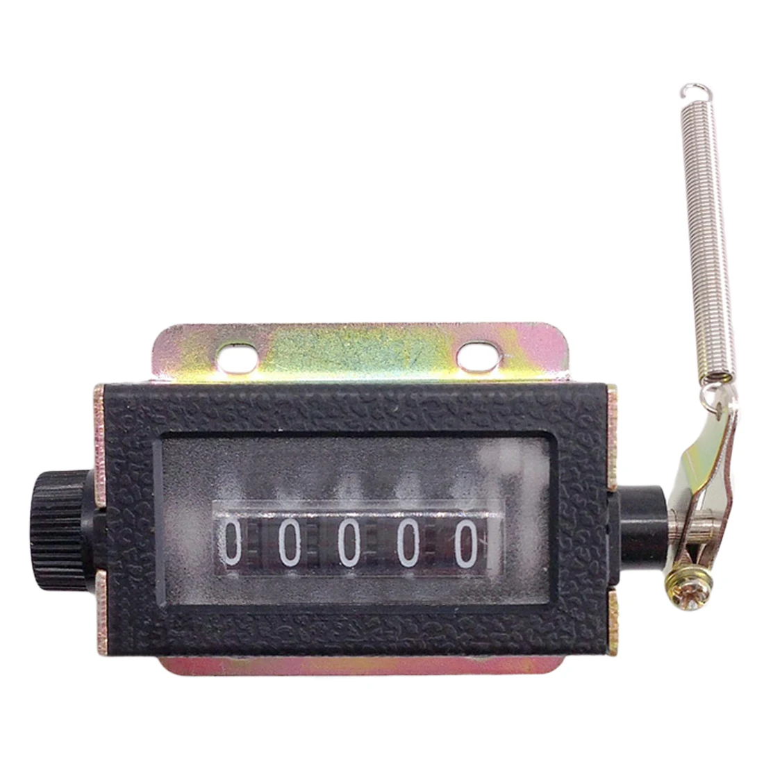 Счетчик с 5 цифрами черный корпус механический вытяжной счетчик ручной