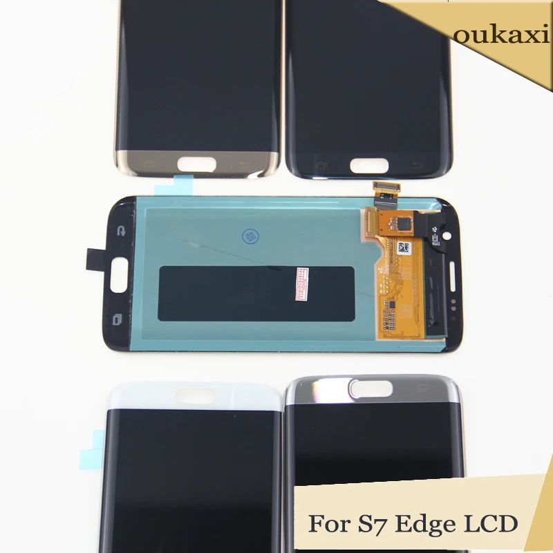 Для S7 Edge ЖК дисплей для SAMSUNG Galaxy s7 edge G935 G935F дигитайзер сенсорный экран +