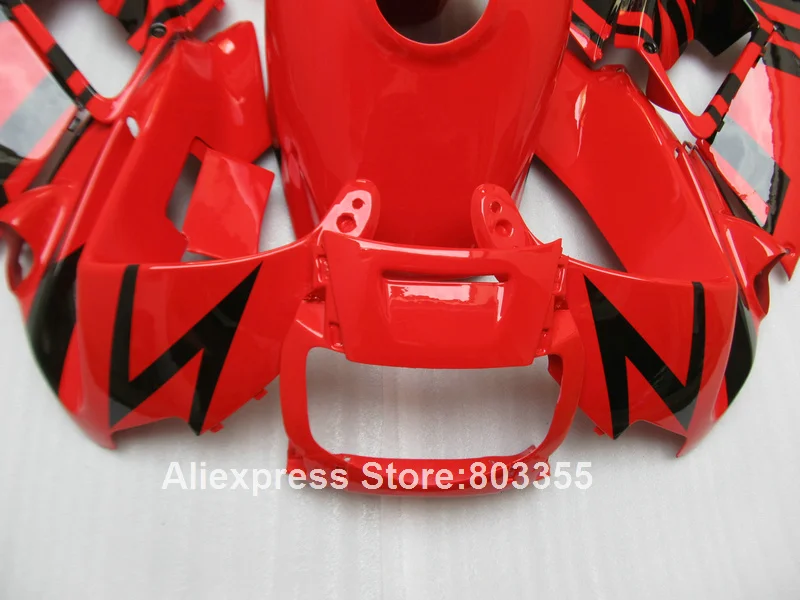 Красный обтекатель для Honda CBR 600 F2 1991 1992 1993 1994 cbr600 ( + крышка бака) комплект