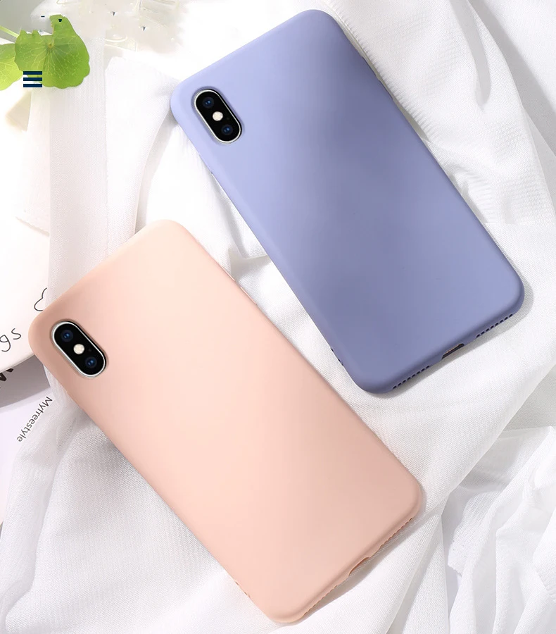 Официальный мягкий чехол для iPhone 7, 8 Plus, чехол для Apple iPhone X, XS Max, XR, 6, 6 S, 11Pro, чехол