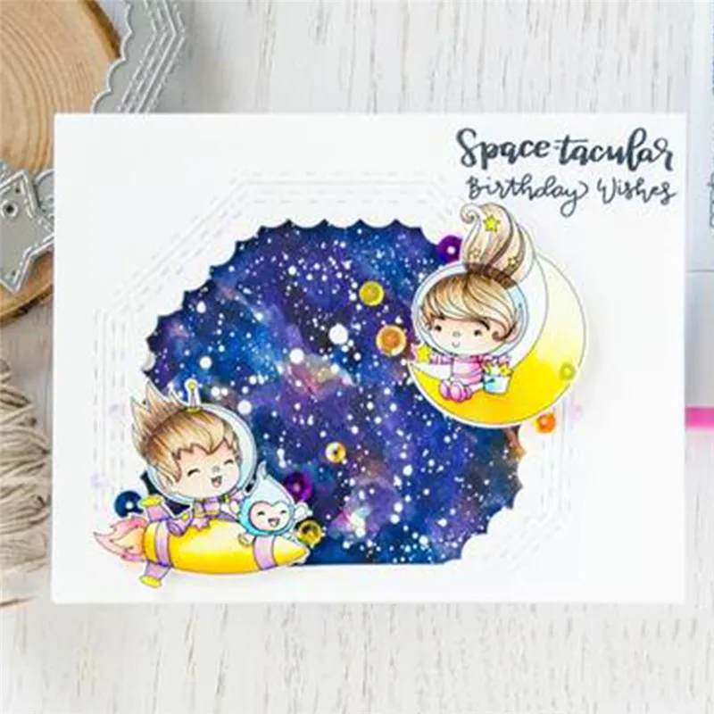 InLoveArts мм 102*102 внутри Scalloped восьмиугольник резка умирает Новый 2018 для Скрапбукинг