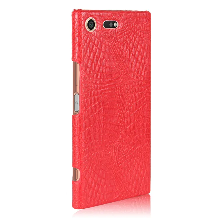 Red Subin Новое поступление для sony Xperia XZ1 Compact G8441 чехол 4,6 дюймов роскошный чехол из искусственной кожи крокодила чехол для телефона s - Цвет: Red