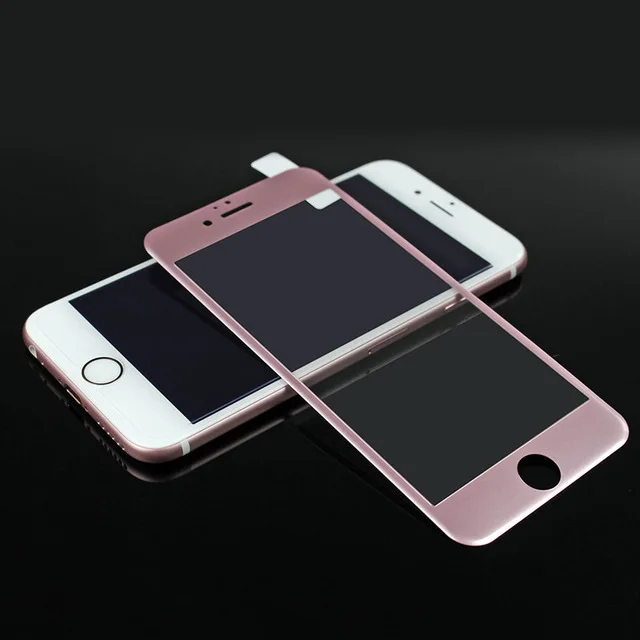 3D мягкий край 9H закаленное стекло для iPhone 8 7 6 6S Plus полное покрытие Защита экрана