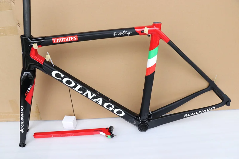 Эмираты команда C647 дороги углерода рама Colnago C64 черного и красного цвета рамы дорожного велосипеда размер 48 см 50 см 52 см 54 см 56 см