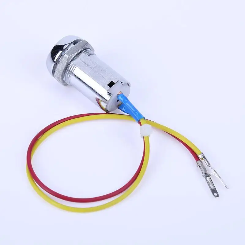 2 провода Педальный Электрический складной ключ зажигания для мопеда карта