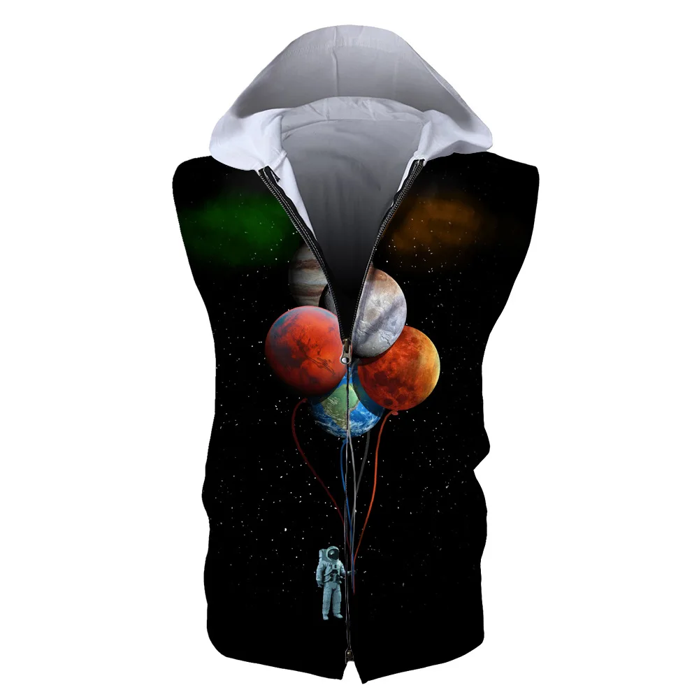 hoodies 3d 2018 Raisvern толстовки для мужчин женщин дьявол невесты череп головы 3D печати кофты на молнии унисекс Мужские толстовки без рукавов топы 3XL - Цвет: hoodies 3d 2018