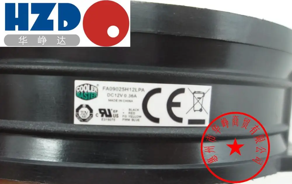 Кулер Мастер FA09025H12LPA DC 12V 0.36A 97X97X25MM 4 проводной Сервер вентилятор