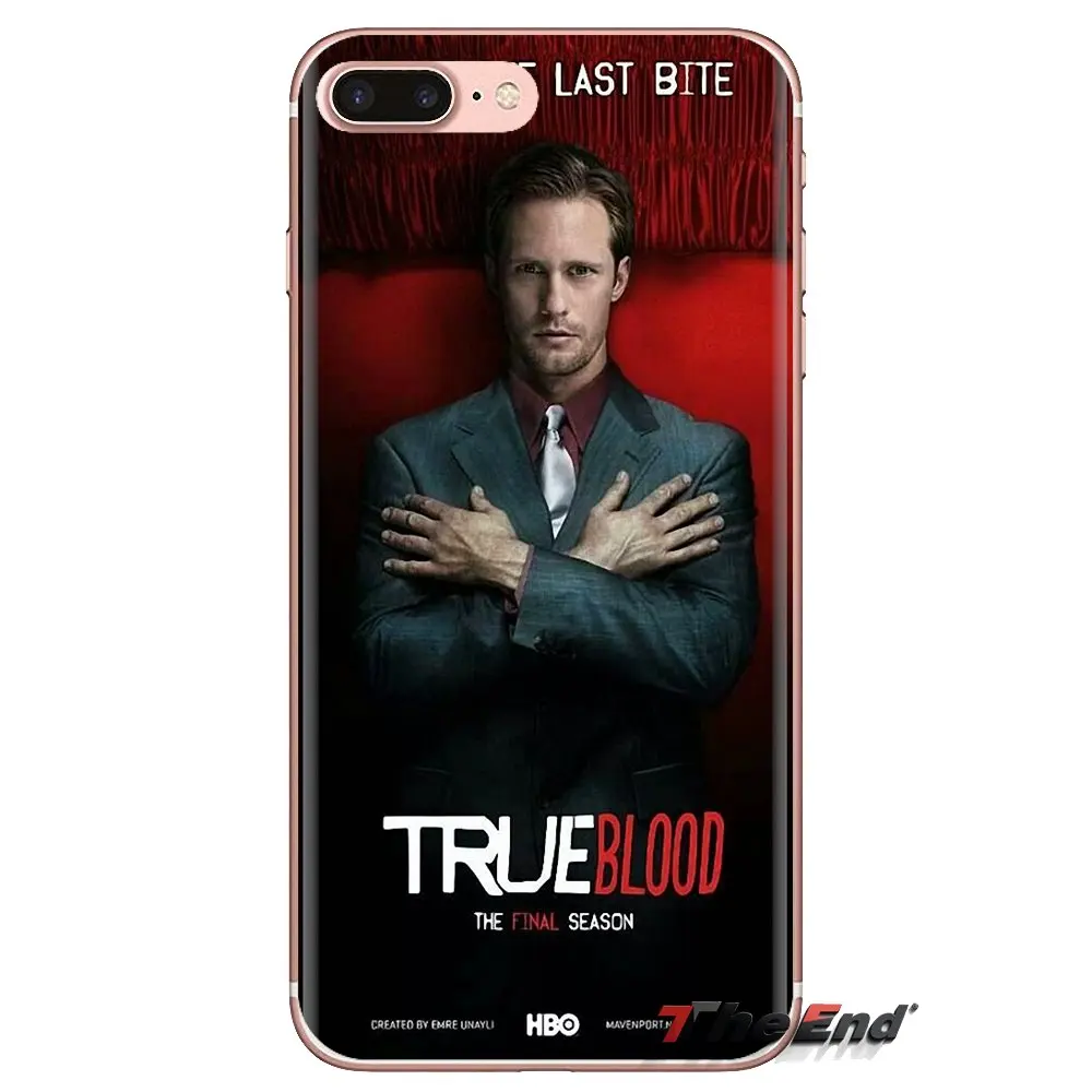 For iPod Touch Apple iPhone 4 4S 5 5S SE 5C 6 6S 7 8 X XR XS Plus MAX Soft Transparent Cases Covers true blood |