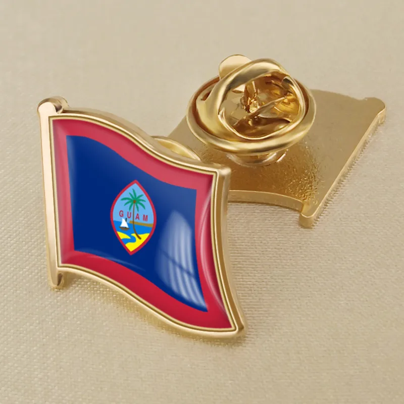 Герб Гуам гуамцы карта национальный флаг эмблема брошь значки нагрудные знаки |