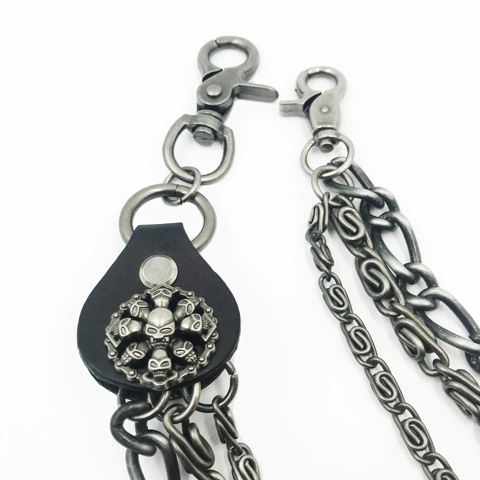 Длинный металлический кошелек ремень цепь рок панк брюки хипстер джинсовый