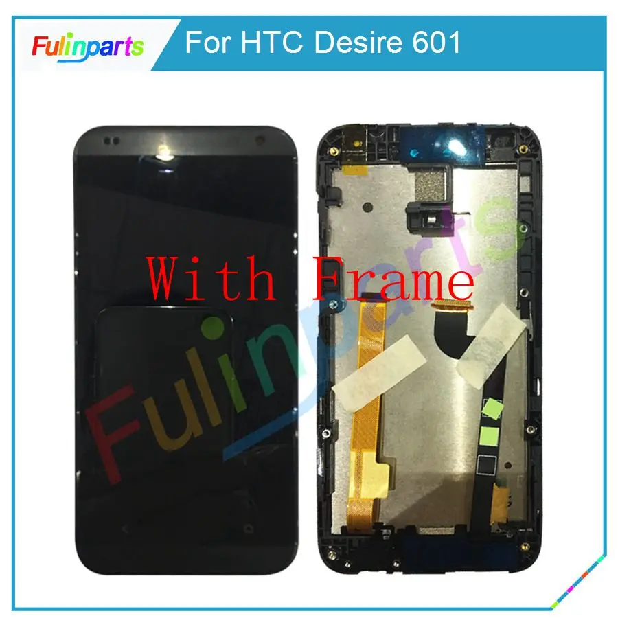 Для HTC Desire 601 ЖК дисплей кодирующий преобразователь сенсорного экрана в сборе с