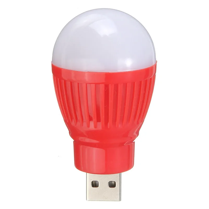 Портативный мини 1 Вт USB СВЕТОДИОДНЫЙ Ночник светильник красочный Глобус