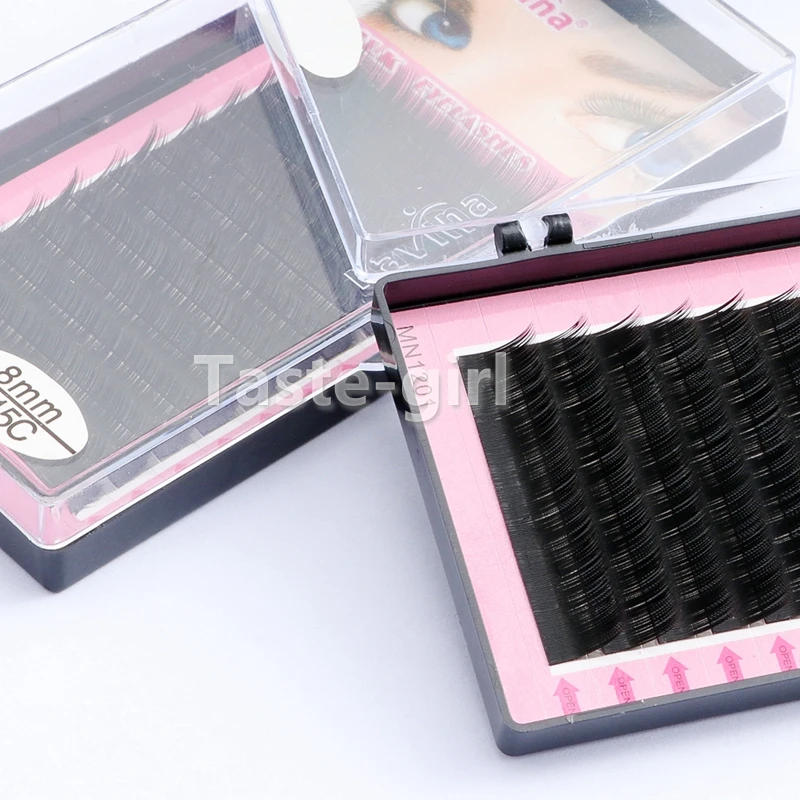 0 15c полный Профессиональный макияж Индивидуальные Накладные ресницы для
