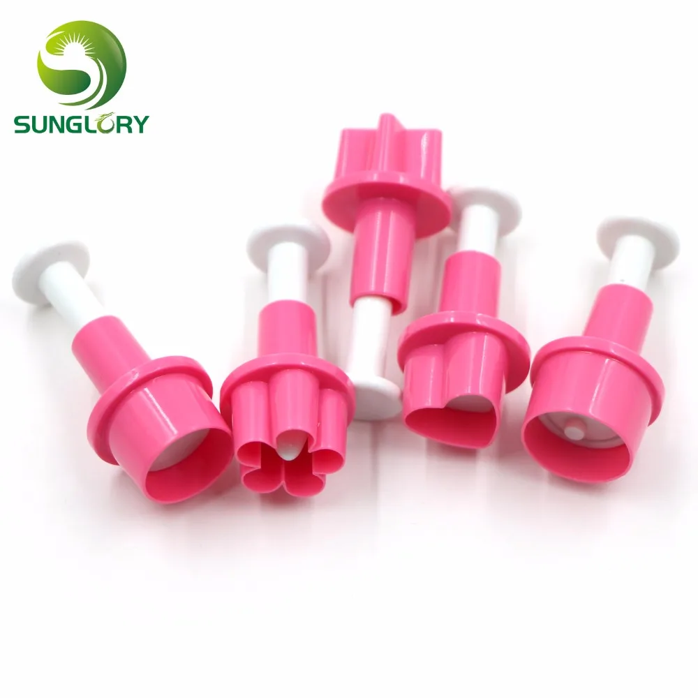 5 шт. цветок плунжерный резак сердце помадка Сахар ремесло плесень пятиконечная