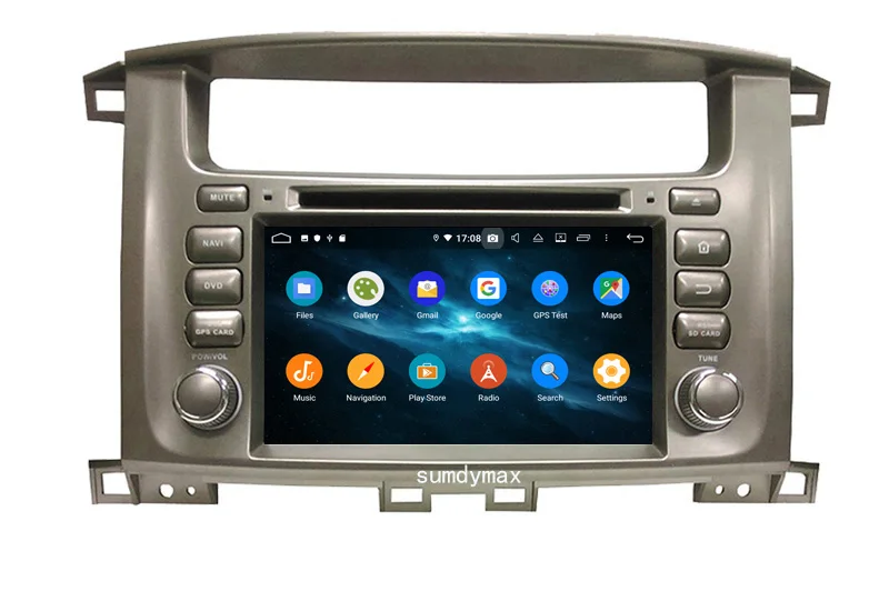 Автомобильный dvd-плеер для toyota Lander Cruiser 100 2 din android 10 с gps-навигацией bluetooth Wi-Fi |