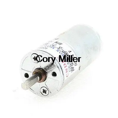 

DC 24V 1000 RPM 4mm Dia Permanent Speed Reducing Geared Box Motor