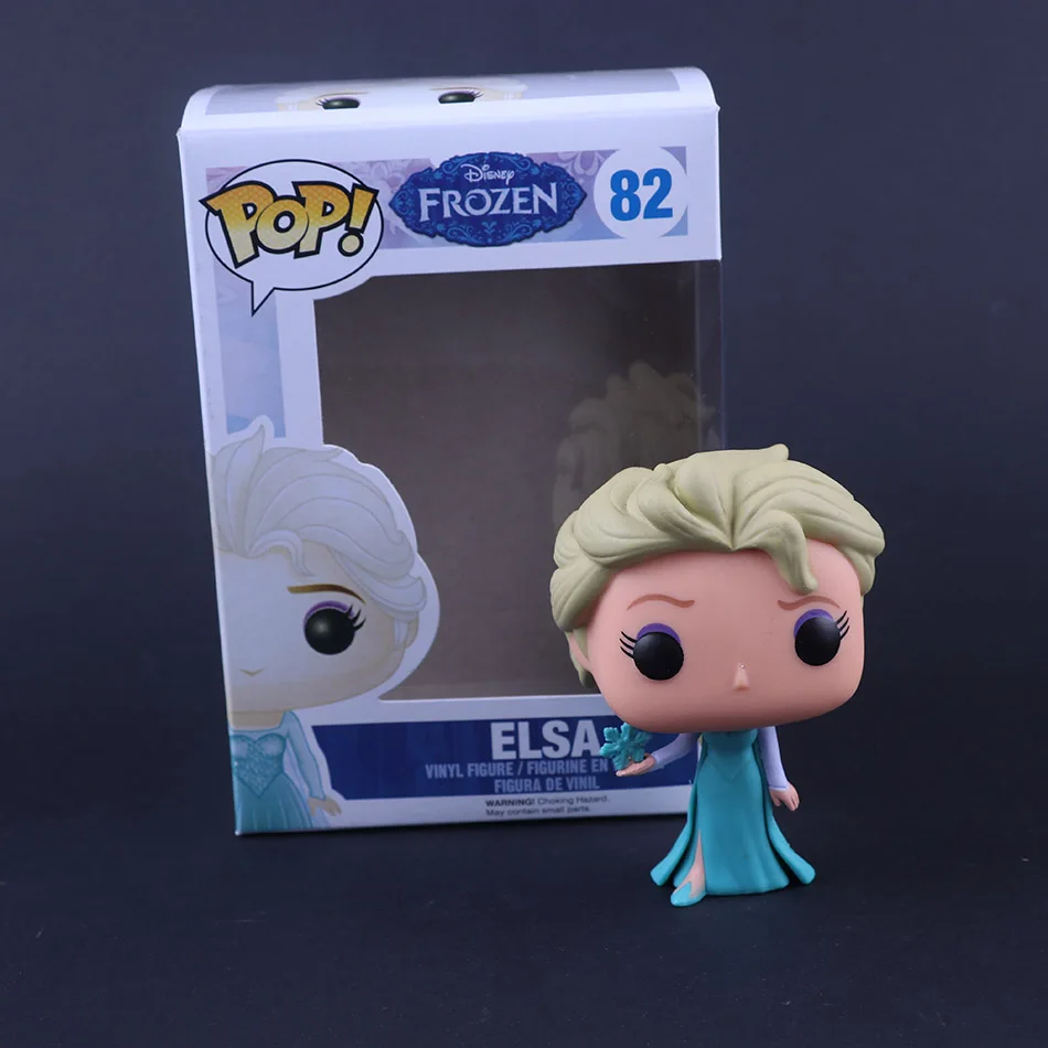 Funko ПОП Аниме Принцесса Эльза Олаф Фигурку Коллекция Виниловых Bobble Глава Фигурка