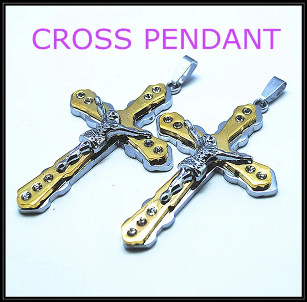 1 шт. модные подвески мужские Подвески 60х43 мм Металлические Подвески в форме Креста модные ювелирные Подвески христианские