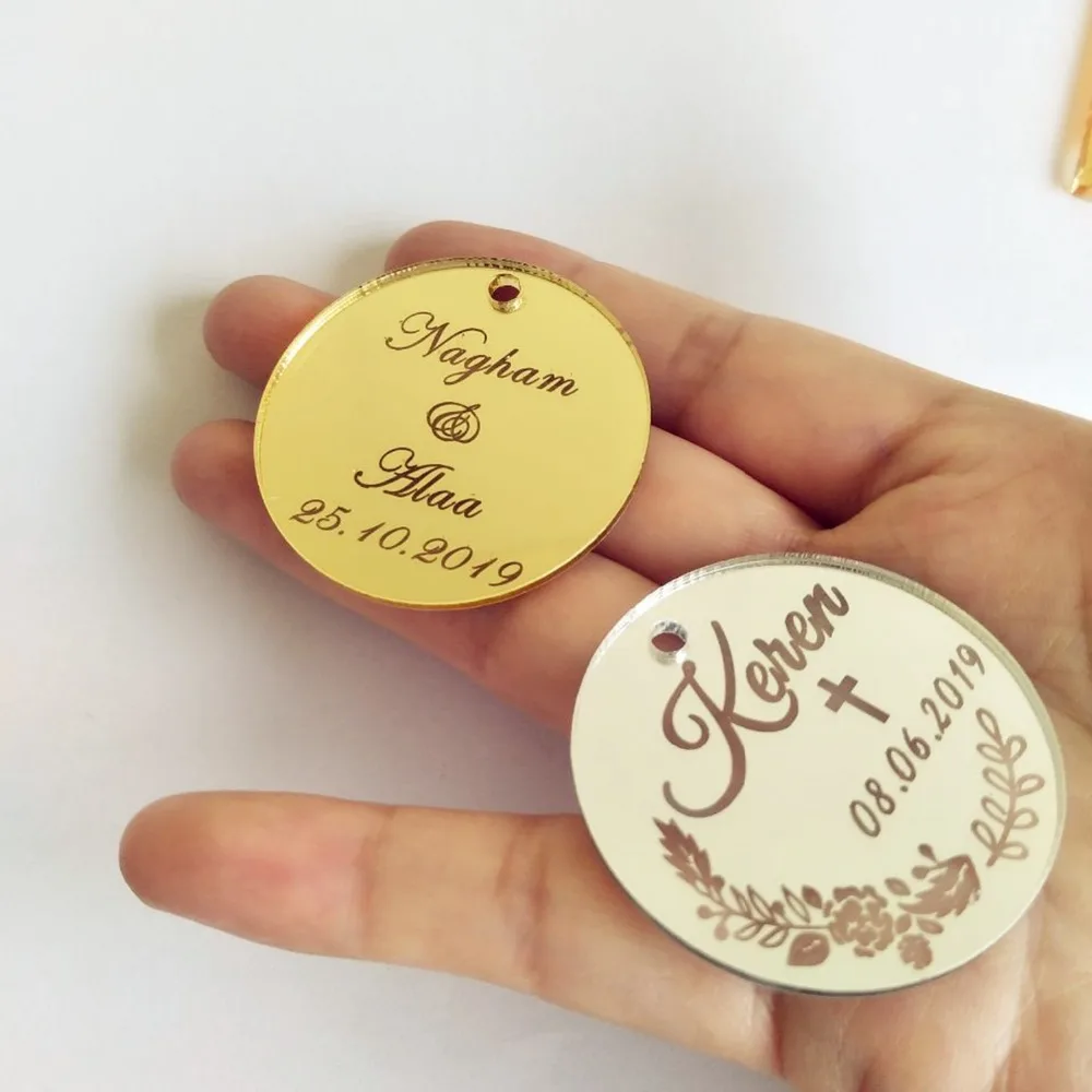 Customized Wedding DIY Craft Decor Laser Cut Name Party Favor | Дом и сад